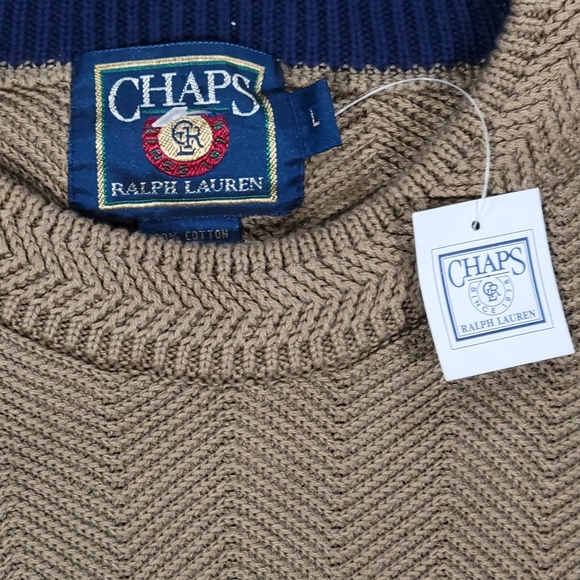 Chaps NEW with TAGS Crewneck Sweater Mens Large - Picture 2 of 6